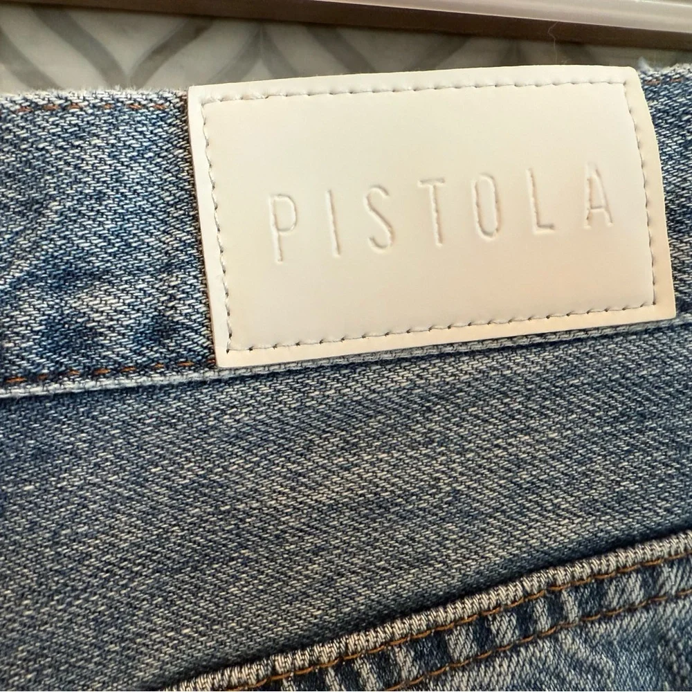 Pistola Light Blue Distressed Men's Jeans - Picture 3 of 4